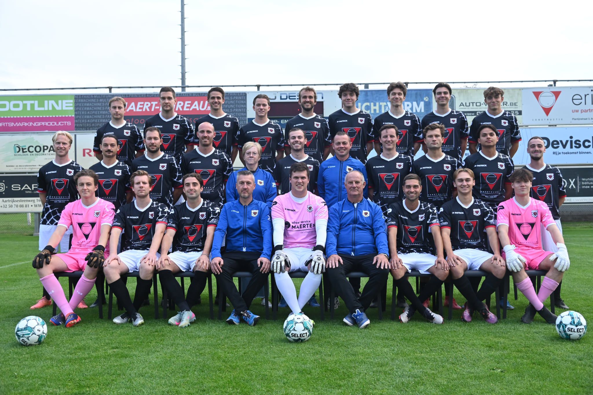 Ploegfoto Fanions A - KSV Jabbeke