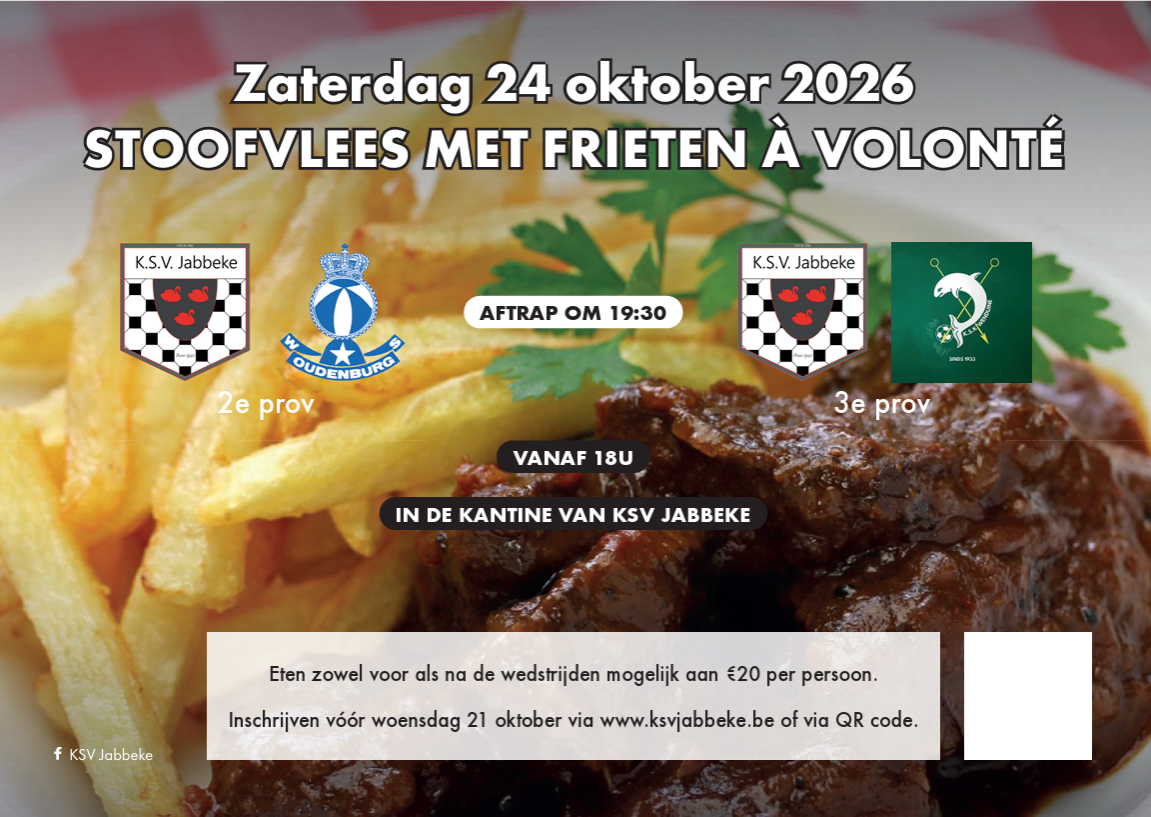 Stoofvlees met frieten
